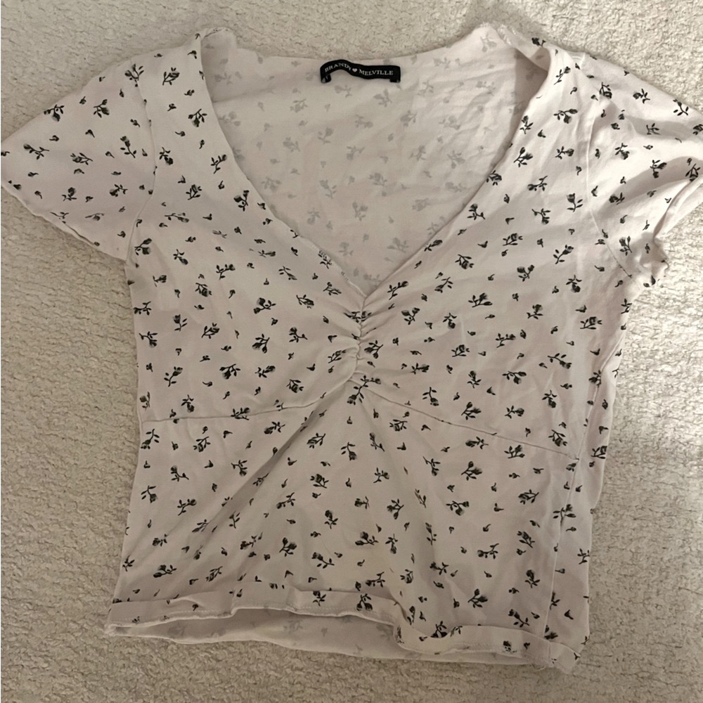 Brandy Melville floral crop
